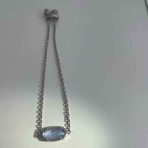Kendra Scott bracelet in silver with blue stone